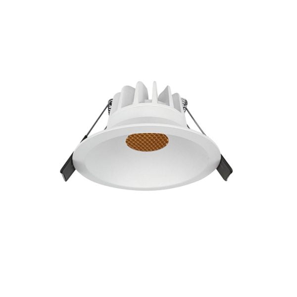 STYX HVIT DOWNLIGHT MED KOBBER RAST, 8-PAKK