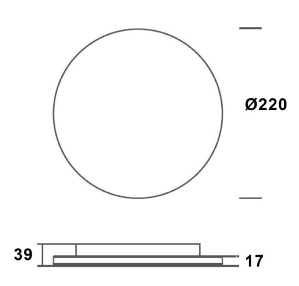 Shine 220 CS/PS, pure white (PHASE CUT dimmable) - Bilde 6